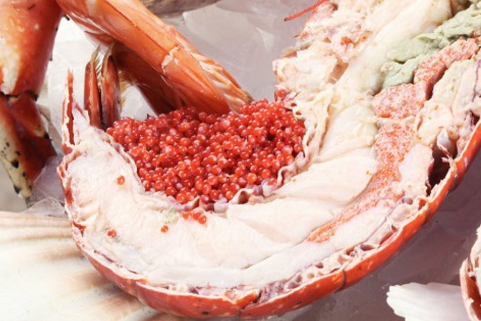 photo du plateau de fruits de mer le rouge