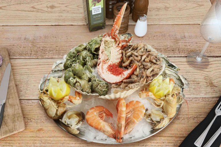 Composition d’un plateau de fruits de mer Royal